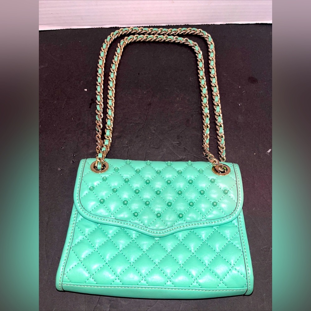 PRISTINE Rebecca Minkoff Mini Affair Quilted & Studded Crossbody